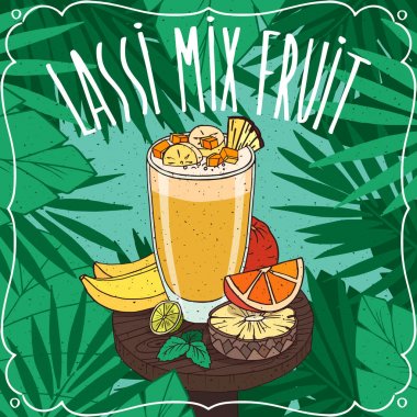 Multifruit Hint iç Lassi mix meyve suyu ile