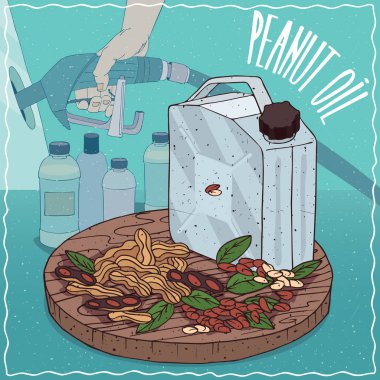 Fıstık yağı yakıt üretimi için kullanılan