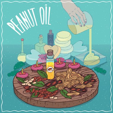 Fıstık yağı sabun yapımında kullanılan