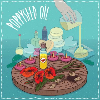 Haşhaş yağı sabun yapımında kullanılan