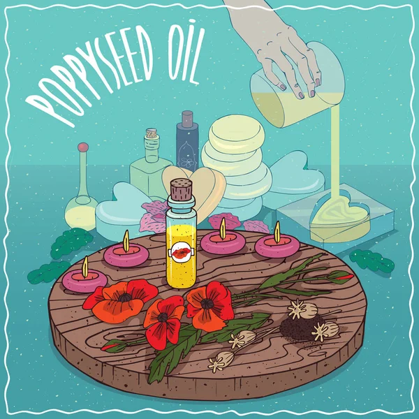 Haşhaş yağı sabun yapımında kullanılan