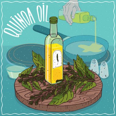 Quinoa petrol gıda kızartma için kullanılan