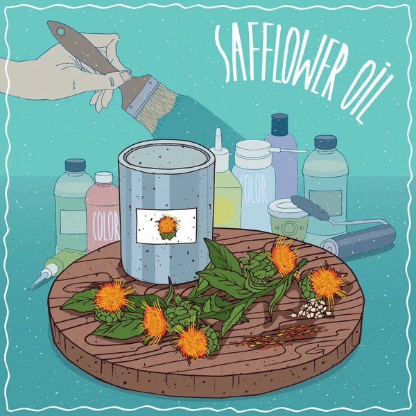 Aspir tohumu yağı boya üretimi için kullanılan