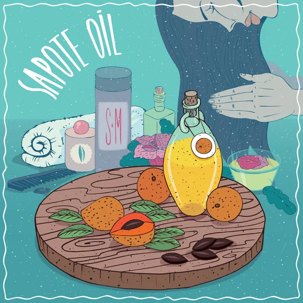 Sapot yağı saç bakımı için kullanılan