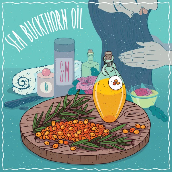 Deniz topalak yağı saç bakımı için kullanılan