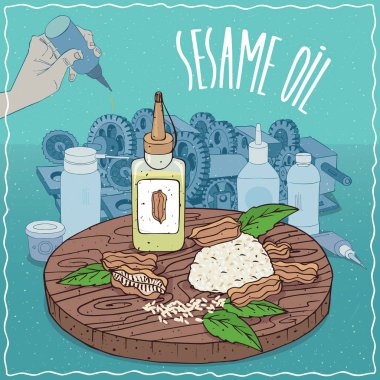 Gres yağlayıcı kullanılan susam yağı