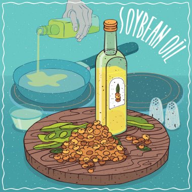 Yiyecek kızartma için kullanılan soya yağı