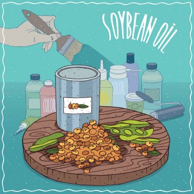 Boya üretimi için kullanılan soya yağı