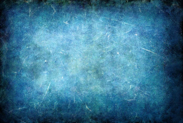 Abstrato arranhado fundo azul — Fotografia de Stock