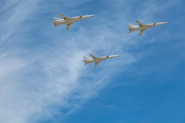 Giorno Della Vittoria Parata Maggio Mosca Sfilata Equipaggiamento Militare Combattimento — Foto Stock