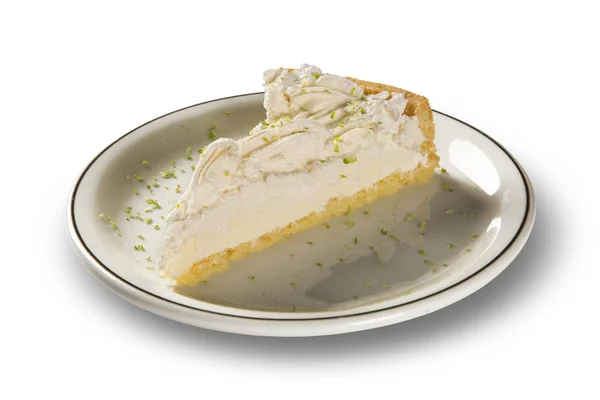 Fatia de limão Cheesecake — Fotografia de Stock