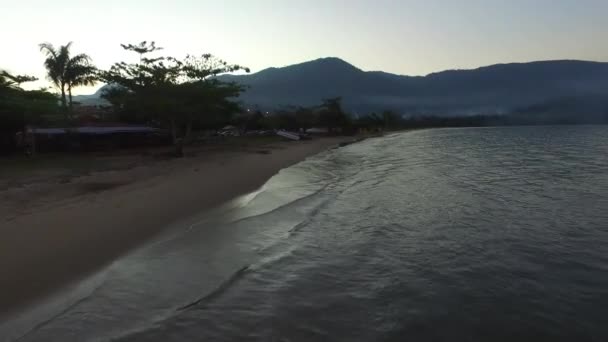 A légi felvétel a Paraty city - Rio de janeiro - Brazília — Stock videók