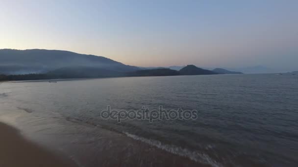 Letecký pohled na v Paraty city - Rio de janeiro - Brazílie — Stock video