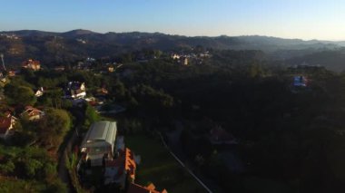Campos hava görünümünde Jordao şehir - Sao Paulo - Brezilya yapın. Ekim, 2016.