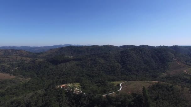 Vue aérienne de la ville de Campos do Jordao. Site touristique important. octobre, 2016 .