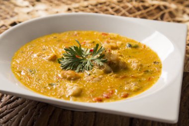 Bobo - karides manyok mea bir saf Brezilyalı bir tabak karides