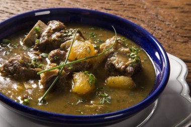 manyok rustik güveç etli Vaca atolada Brezilya denir.