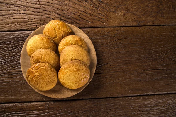 Galleta con harina de maíz llamada Broa caxambu en Brasil . —  Fotos de Stock