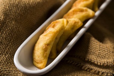 Angu Pastel / Corn Pastel / Brazilian food / tradicional food