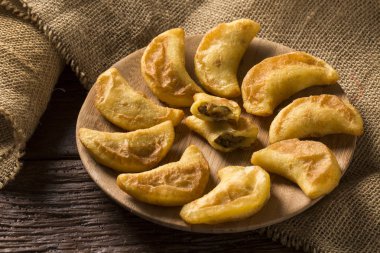 Angu Pastel / Corn Pastel / Brazilian food / tradicional food