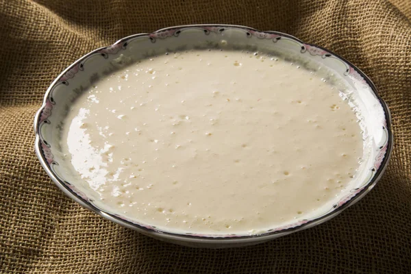 Cupuacu cream - Traditional amazonian dessert — Stock Photo, Image