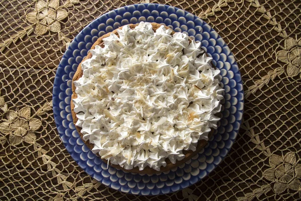 Кусочек каштанового пирога — стоковое фото