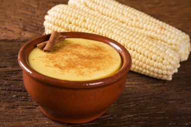 Typical Brazilian junina party sweets - canjica / curau