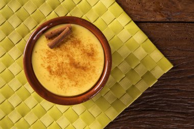 Typical Brazilian junina party sweets - canjica / curau