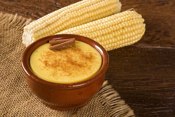 Typical Brazilian junina party sweets - canjica / curau