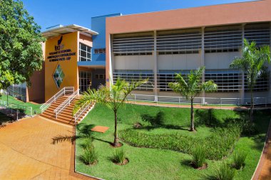 Ribeirao Preto 'daki Sao Paulo Üniversitesi, Brezilya. Temmuz 2017