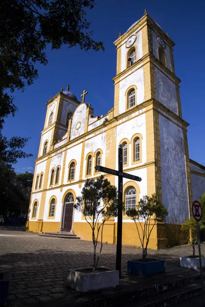 Sao Francisco do sul 'daki Nossa senhora da Graca Kilisesi. Santa Catarina 'da. Temmuz, 2017. — Stok fotoğraf