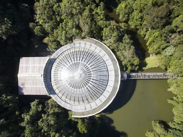 Opera de bitkilerinden, kültür ve doğa aynı yerde, şehir Curitiba, Parana, Brezilya, Temmuz, 2017 durumunu geleneksel turizm nokta.