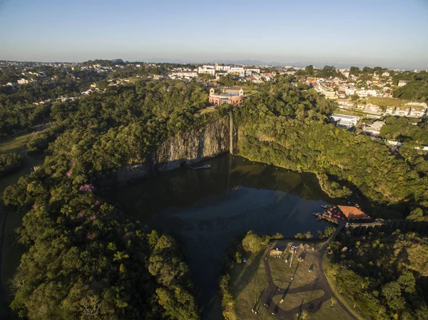Widok z lotu ptaka Tangua parku. Kurytybie, Parana/Brazylia. Lipca 2017. — Zdjęcie stockowe