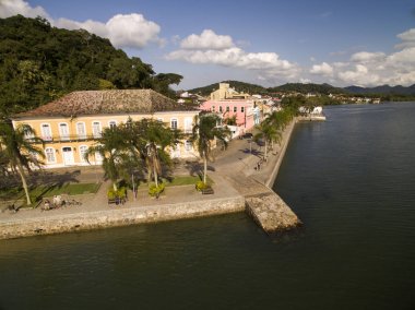 Sao francisco sul şehir. Santa Catarina. Temmuz, 2017