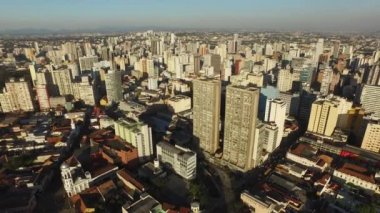 Aerial view Largo da Ordem in Curitiba Center. Curitiba/Parana. July, 2017. 