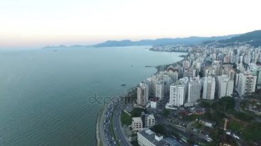 Florianopolis, Brezilya Hava görünümünü. Temmuz, 2017 