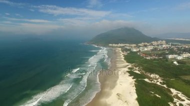 FLORIANOPOLIS, Santa CATARINA Adaları, BRAZIL - Costao do Santinho Beach Florianopolis, Santa Catarina. Temmuz 2017