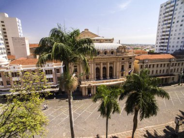 Havadan görünümü Ribeirao Preto şehir Sao Paulo, Brezilya