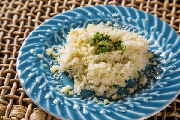 Arroz com coalhada de queijo . — Fotografia de Stock