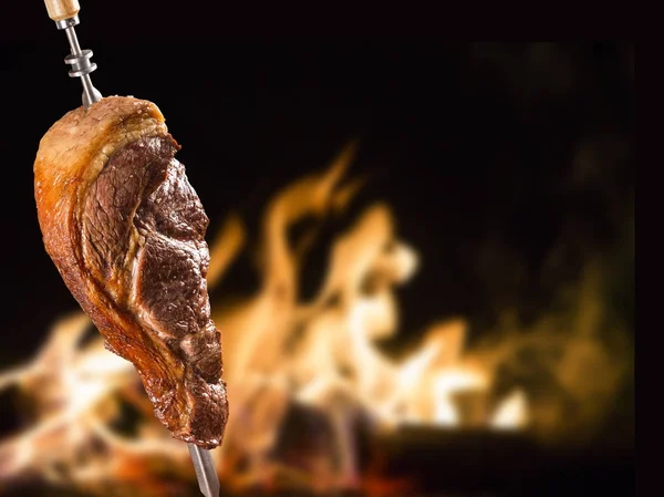 Alcatra, tradicional churrasco brasileiro . — Fotografia de Stock