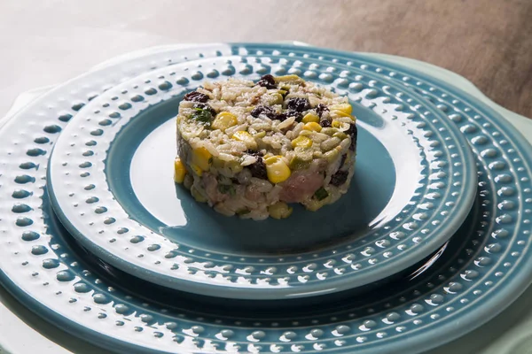 zengin fahişenin pirinç. Sebzeli pilav.