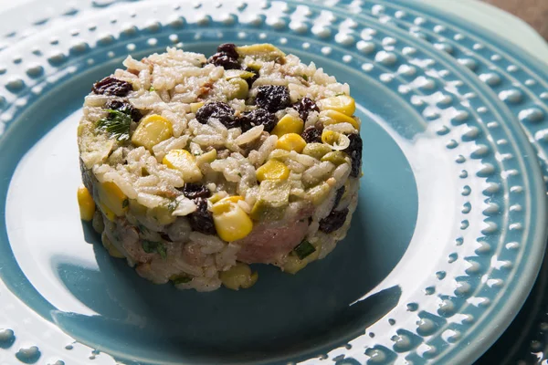 zengin fahişenin pirinç. Sebzeli pilav.