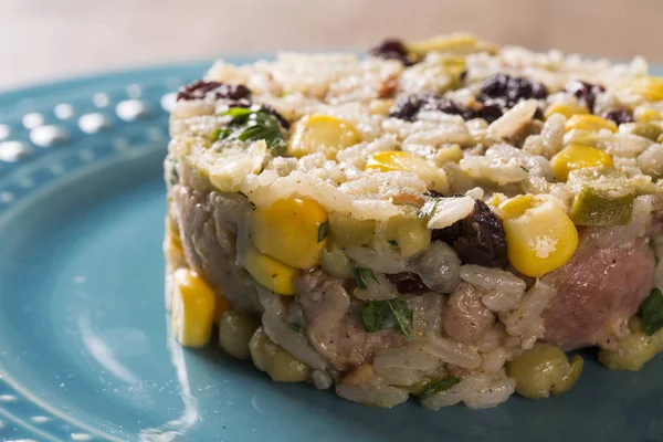 zengin fahişenin pirinç. Sebzeli pilav.