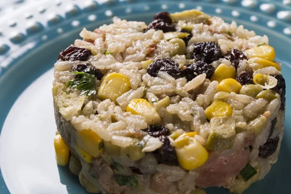 zengin fahişenin pirinç. Sebzeli pilav.