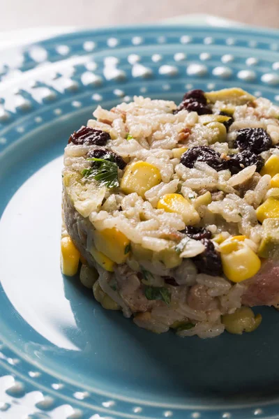 zengin fahişenin pirinç. Sebzeli pilav.