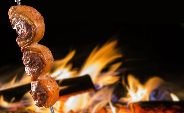 Picanha, tradicional churrasco brasileiro. — Fotografia de Stock