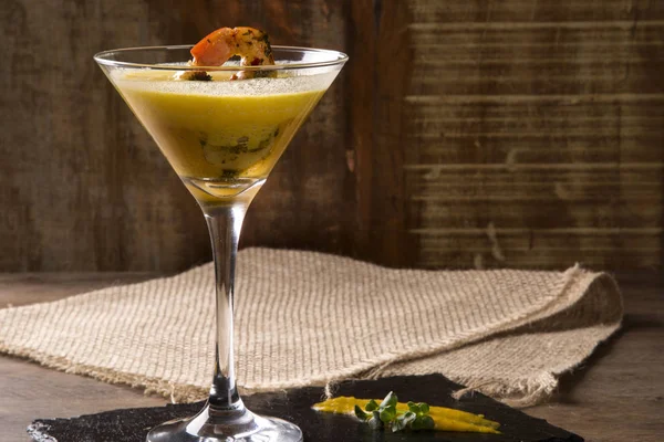 Kabak karides çorbası