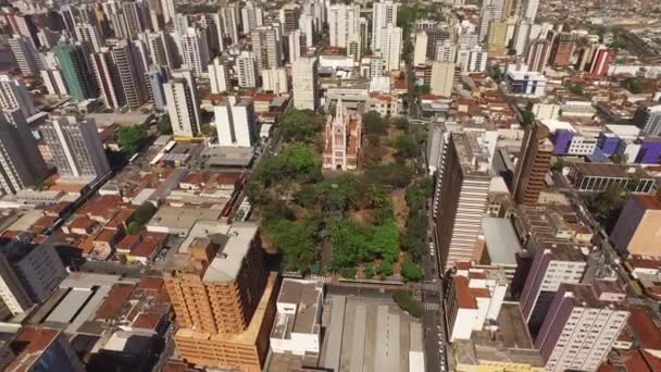 Vista aérea de la ciudad de Ribeirao Preto en Sao Paulo, Brasil — Vídeos de Stock