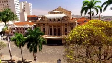 Havadan görünümü Ribeirao Preto şehir Sao Paulo, Brezilya 