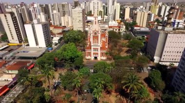 Havadan görünümü Ribeirao Preto şehir Sao Paulo, Brezilya 